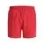 JACK & JONES Kratke kopalne hlače JPSTMAUI rdeča