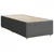 Vidaxl Box spring postelja z vzmetnico temno siva 80x200 cm blago