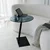 Hanah Home Klub sto Fume 40x75x40cm Crni