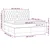 Vidaxl Box spring postelja z vzmetnico modra 160x200 cm blago