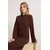 Trendyol Modest Ženska haljina Tctss26Eb00030, Smeđa