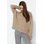 Trendyol Milla ženski duks Twoaw24Kz00678, taupe-braon