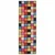 vidaXL Preproga runner LESAKA barvito 100 x 100 cm Diamantni žamet