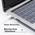 DiYiGongFang Zaštitna maska za Apple MacBook Pro 16 M1/M2/M3/M4/M5, Siva