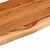 Zidna polica 110x30x2,5 cm pravokutna bagremovo drvo živi rub