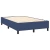 vidaXL Box spring postelja z vzmetnico moder 120x200 cm blago