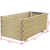 VIDAXL pravokotno leseno korito za rastline (100x50x40cm)