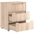 Komoda VISNES sonoma hrast 60x40x73 cm konstruirano drvo