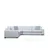 Atelier del Sofa Ugaona garnitura Loop 20 95x85x282cm Bela