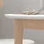 HOMCOM HOMCOM jedilna miza iz borovega lesa O75 x 76H cm bela, (5000242579)