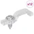 LED Trake za sponice 12 pcs *Transparent*an 23,8 x 7,3 x 4,3 mm