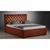 Tapacirani Krevet Miami Storage 180/200 cm , boja cigle