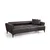 Atelier del Sofa Trosed na razvlačenje Hamlet 95x43x190cm Tamnosivi