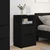 Noćni ormarići 2 pcs Crna 40 x 30 x 467 cm Konstruirano drvo