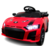 Avto na akumulator Cabrio A1 - rdeč