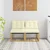 Vidaxl 2 Kos Srednji zunanji kavč