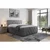 Livetastic BOXSPRING POSTELJA 180 cm  x 200 cm , kovina, umetna masa, tekstil, karton, leseni material svetlo siva