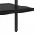 Polica Crni hrast 60 x 24 x 203 cm Konstruirano drvo