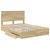 Krevet s od storage Sonoma hrast 140 x 200 cm Konstruirano drvo