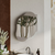 HANAH HOME Kupatilski ormarić Cloud Storage Bathroom Wall Mirror Light Mocha