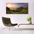 tulup.si Steklena slika Mount forest narava 140x70 cm 4 obešalnika