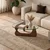 Hanah Home klub sto Asimetrik, 90 cm, orah