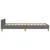 Vidaxl Posteljni okvir brez vzmetnice temno siv 80x200 cm blago