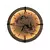 Li-Go 23697/DUB/BAT2 - LED prigušiva sat sa senzorom LED/1xAA, prečnika 32 cm, hrast