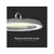 LED industrijska High Bay svetiljka/100W/230V 3000/4000/6500K IP65 prečnik 23,5 cm