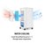OneConcept Freshboxx, hladilnik zraka, 3 v 1, 65 W, 360 m3/h, 3 moči kroženja zraka, bela barva (ACO14-freshboxx-WH)