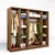 Hanah Home Ormar Kardelen 1600-123, 200x180x51,8 cm, , Braon