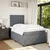Vidaxl Box spring postelja z vzmetnico temno siv 120x190 cm žamet