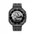 Smart watch DT WATCH ULTRA, Crni (crna silikonska narukvica)