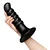 b-Vibe Krush Curved & Ribbed Dildo with Suction Cup 9.5 Black