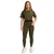 GymBeam Women‘s Limitless Cropped T-Shirt Espresso