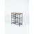 Hanah Home Petra barska polica na točkićima 90 × 90 × 40 cm, atlantski bor/crna