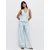 Pull&Bear Top pastelno modra/svetlo modra/off-bela