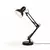 Stona lampa sa klipsom 2u1 1xE27/60W/230V crna