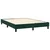 Vidaxl Box spring postelja z vzmetnico temno zelena 140x200 cm žamet