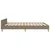 Vidaxl Posteljni okvir brez vzmetnice taupe 140x190 cm blago