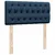 Vidaxl Box spring postelja z vzmetnico modra 100x200 cm blago