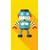 Tapeta veseli robot - 147x270