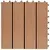 Pločice za decking 11 pcs Tikovina 30 x 30 cm
