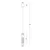 LED luster na sajli AMBIENTE LED/6W/230V 3000/4000/6000K zlatna