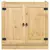 Cabinet SKI Medeno Smeđa 80 x 46 x 81 cm Čvrsto borovo drvo