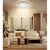 Globo 48558-60 - LED prigušiva plafonsko svetlo EILA LED/60W/230V O 59 cm bež + daljinski upravljač