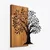 Wallity Zidna dekoracija Mysterious Tree - 371, 58x60 cm, Crna