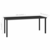 Vrtni blagovaonski stol crni 180 x 70 x 73 cm od poliratana