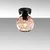 Opviq Zidna lampa Benek-15-14373, 15x15x18cm, IP20, Crna