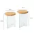HANAH HOME Set stolova Serenity 2 Oak Transparent